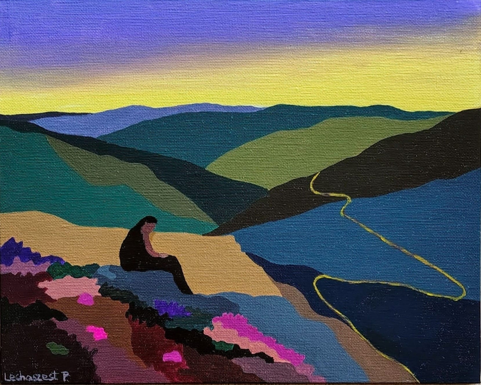 Horyzonty Myśli - acrylic od p.lechoszest.art - ArtBoard