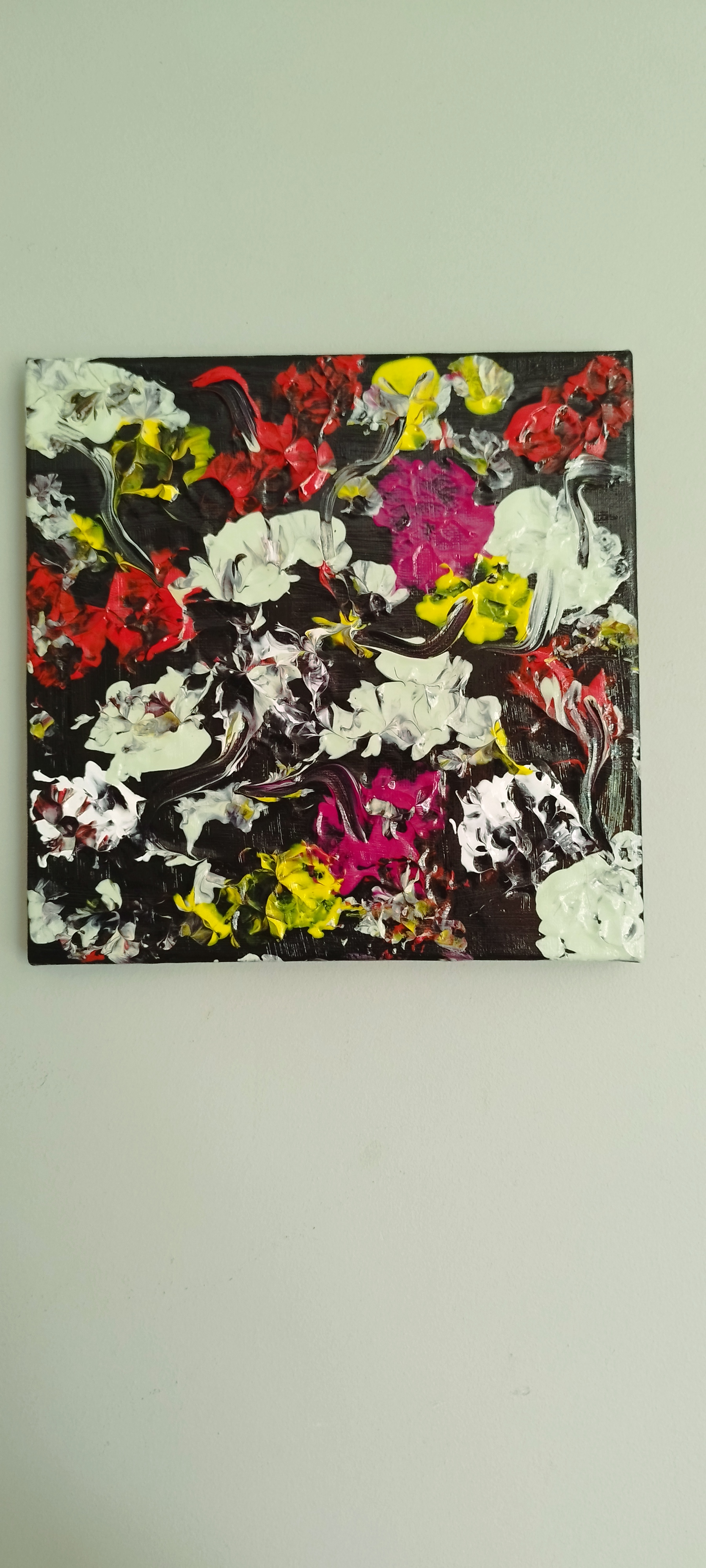 Rozkwit w ciemności  - Pouring  od Emka - ArtBoard