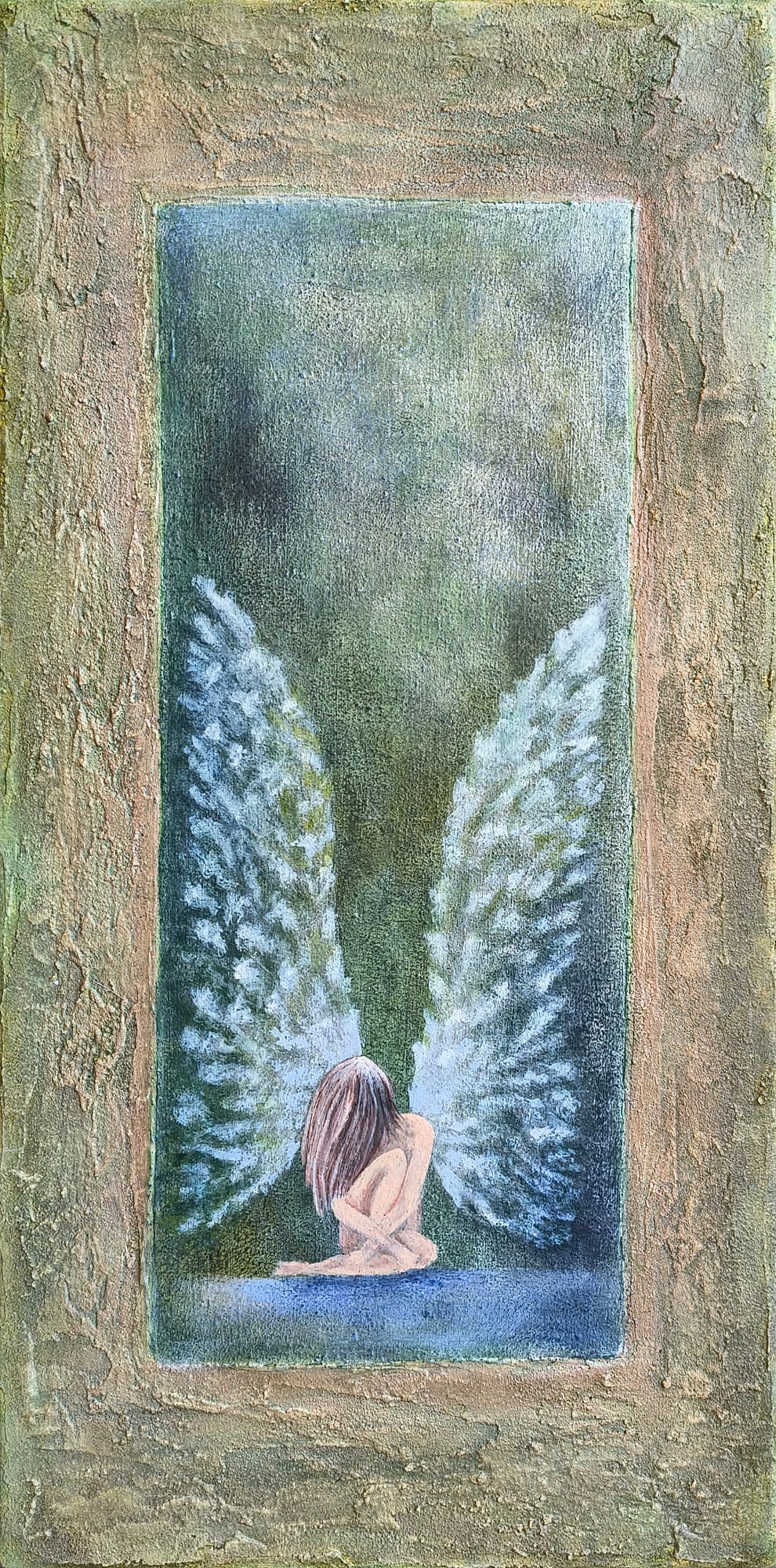 Anioł  - acrylic od Kolor w obrazie - ArtBoard