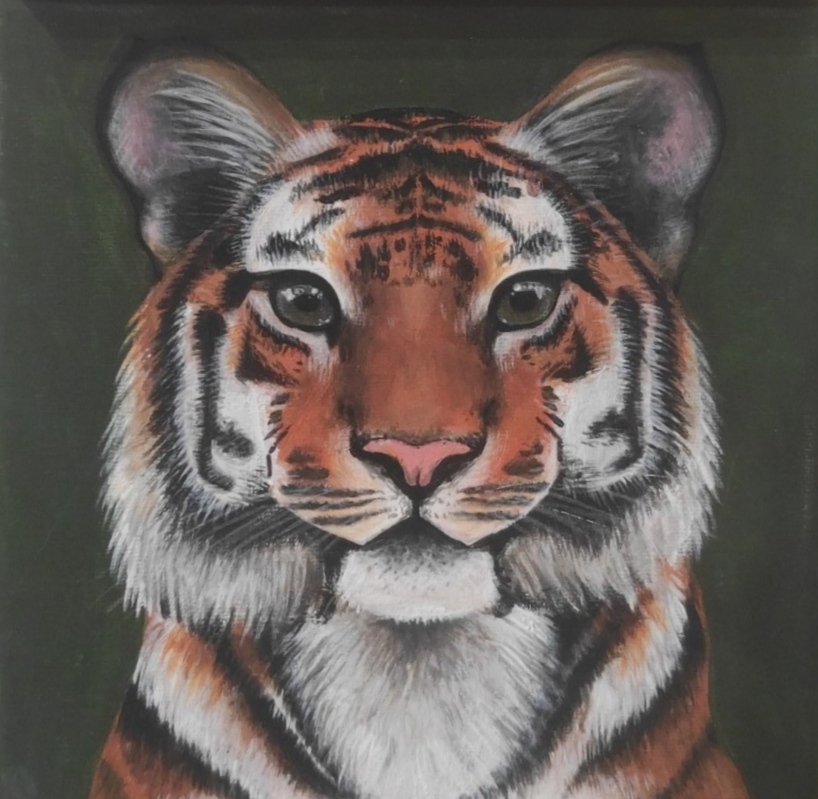 Tygrys - Farby akrylowe od kasia - ArtBoard