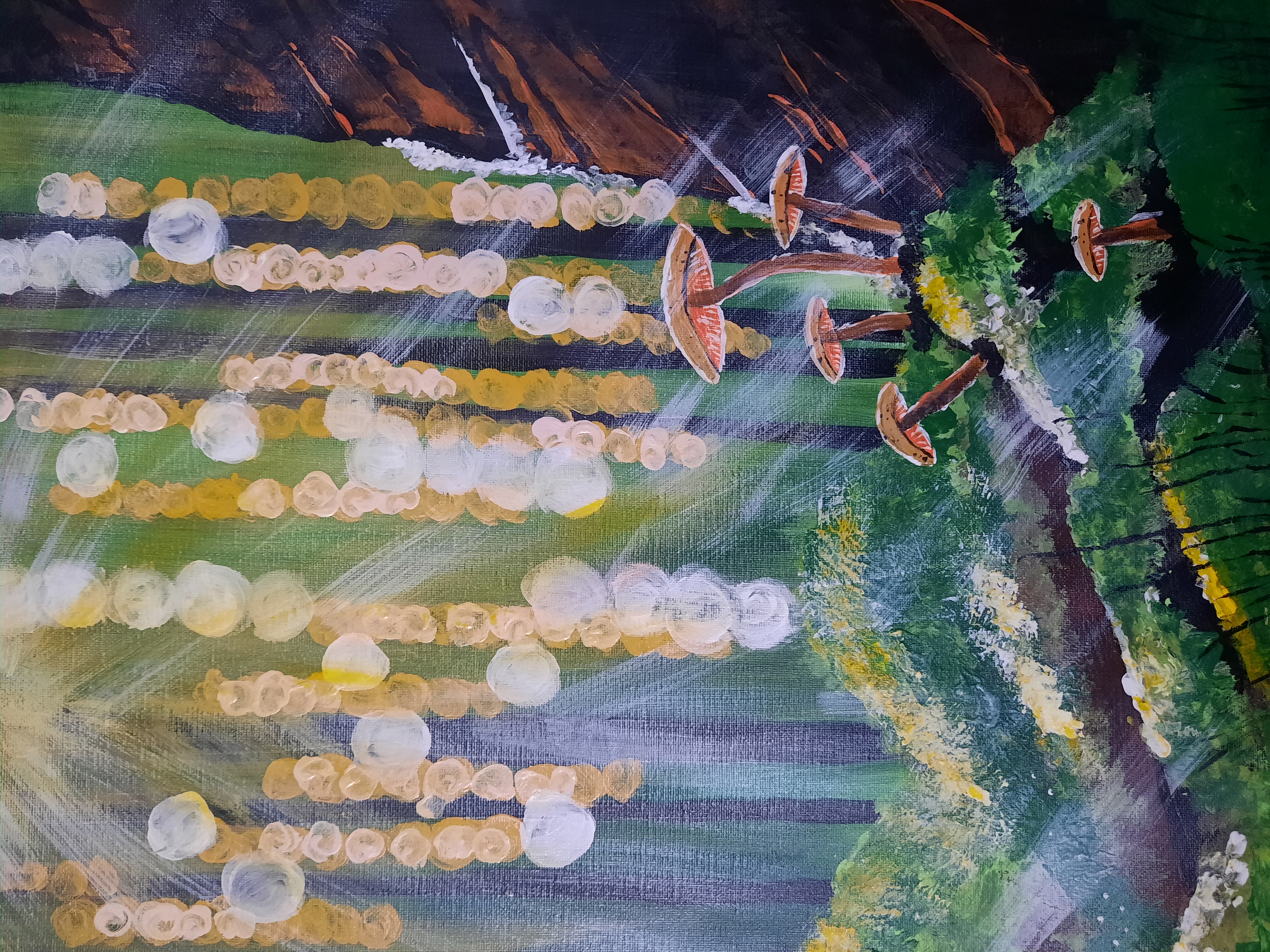 Magiczny las - Farby akrylowe od Karo89 - ArtBoard
