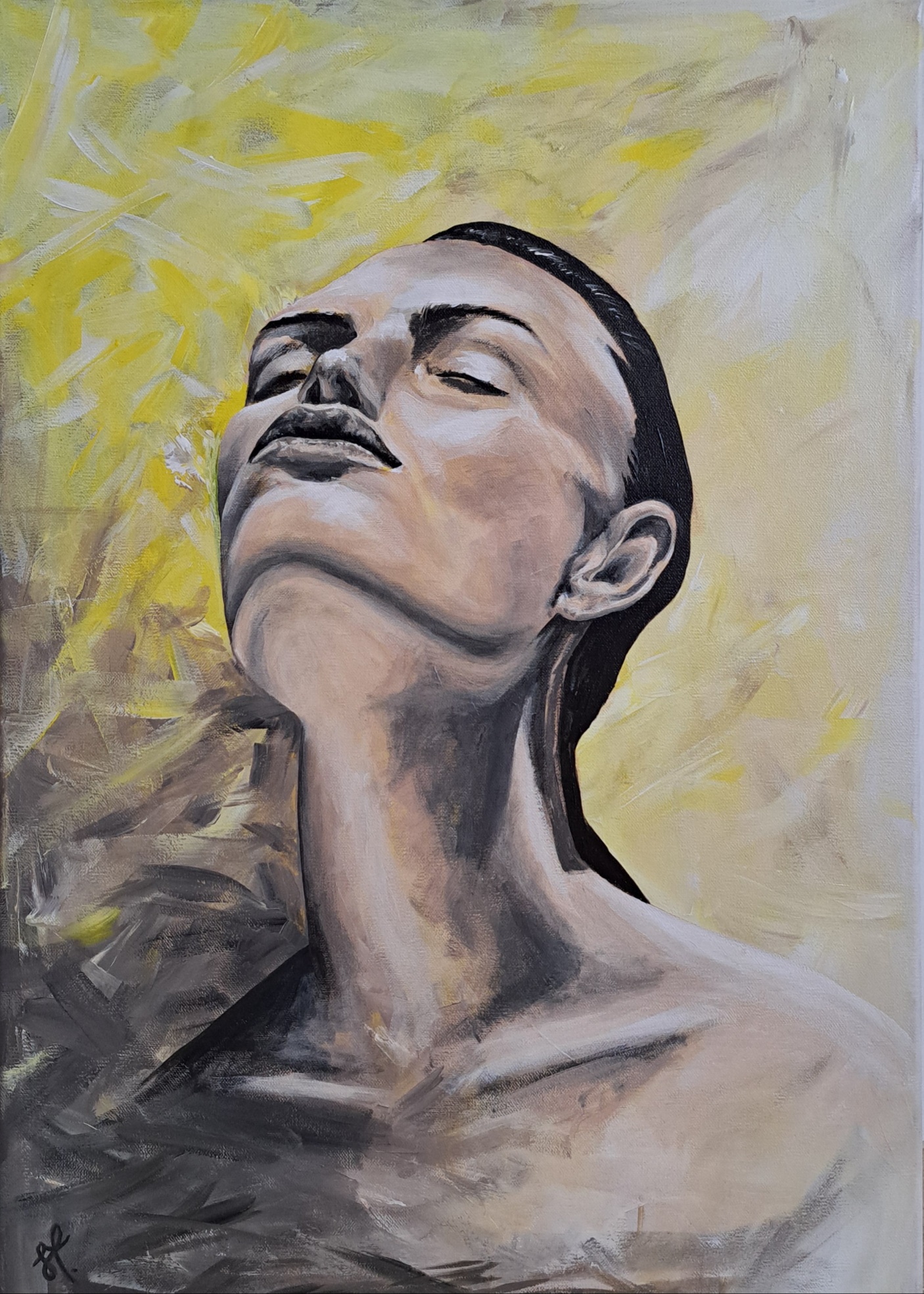 Ukojenie  - Farby akrylowe od Sylwia Ciuchcińska - ArtBoard