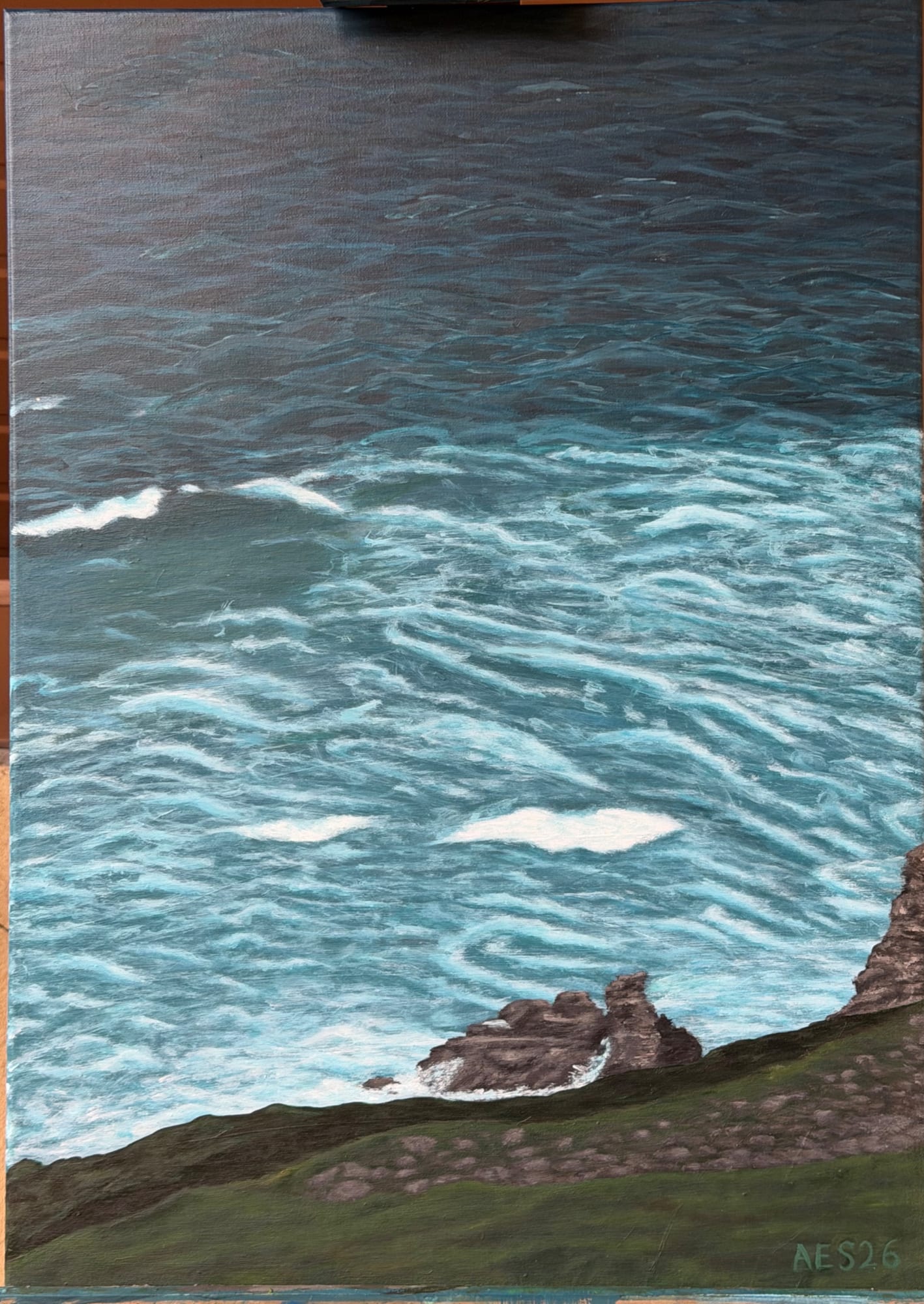 ,,Kipiel” - acrylic od Alicja_AES - ArtBoard