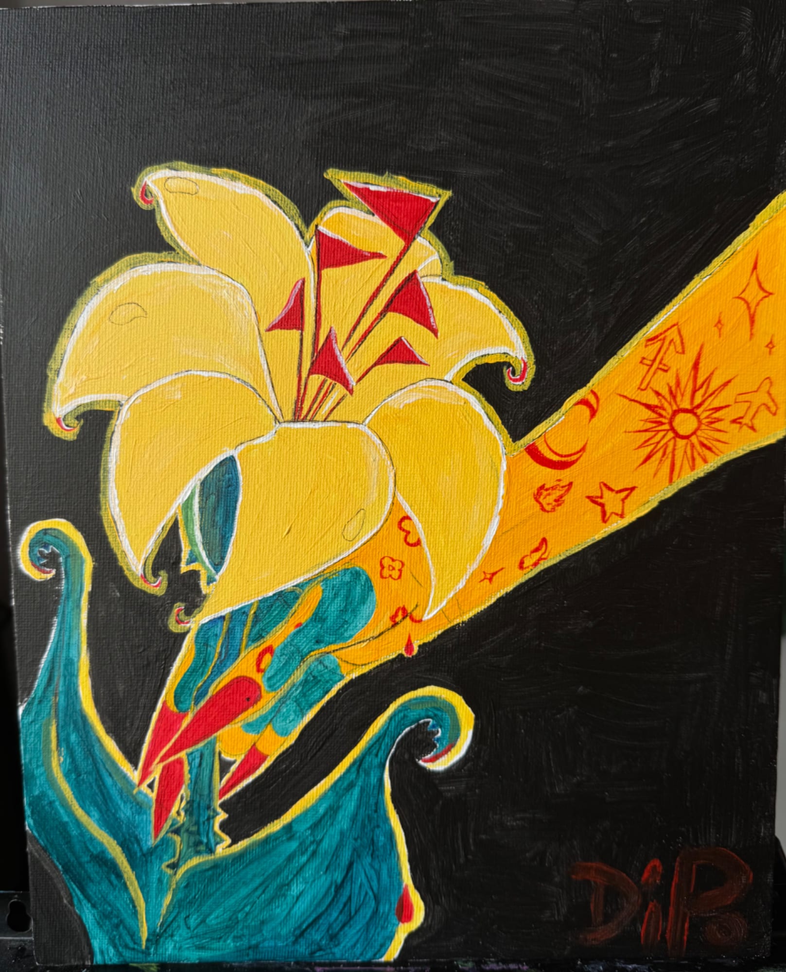 Narcissism  - acrylic od DiPo - ArtBoard