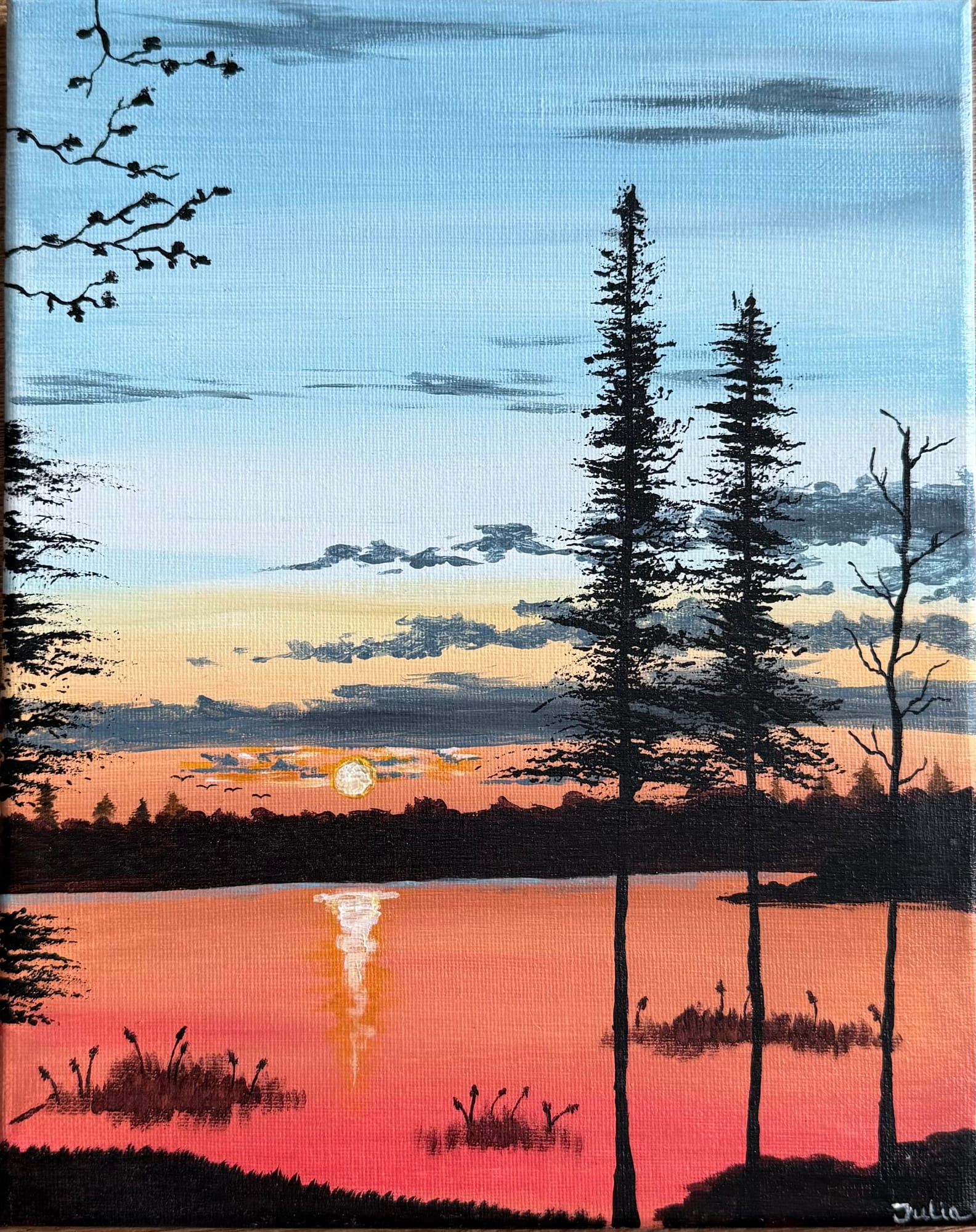 Mazury - acrylic od julia_23 - ArtBoard