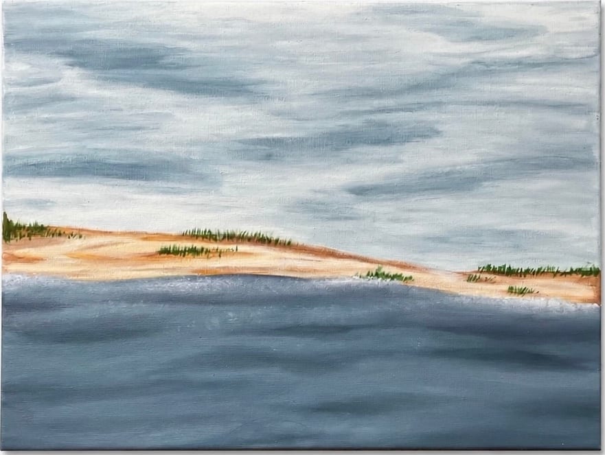 Słowińskie Wybrzeże - acrylic od GALERIE DE RÊVES - ArtBoard