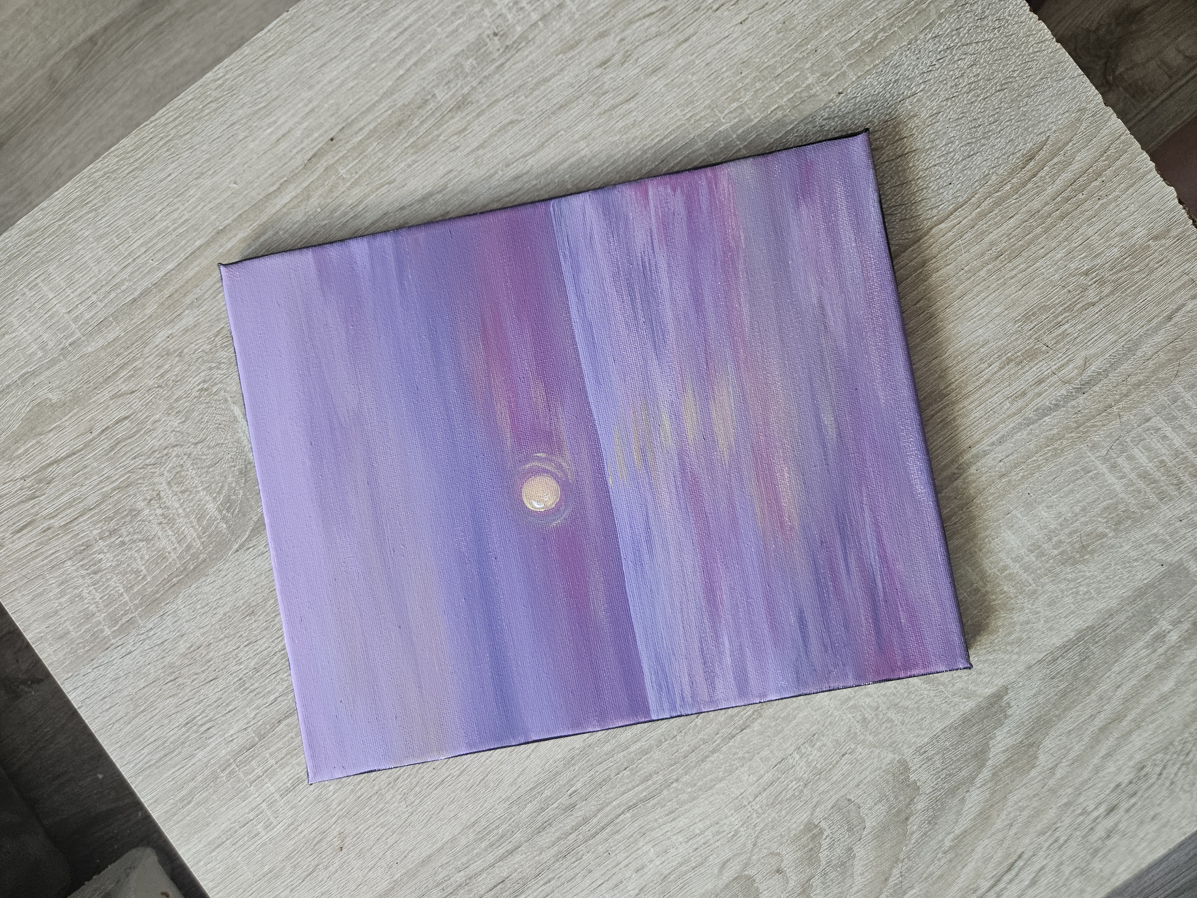 Fioletowe morze - Farby akrylowe od Paulinka:) - ArtBoard