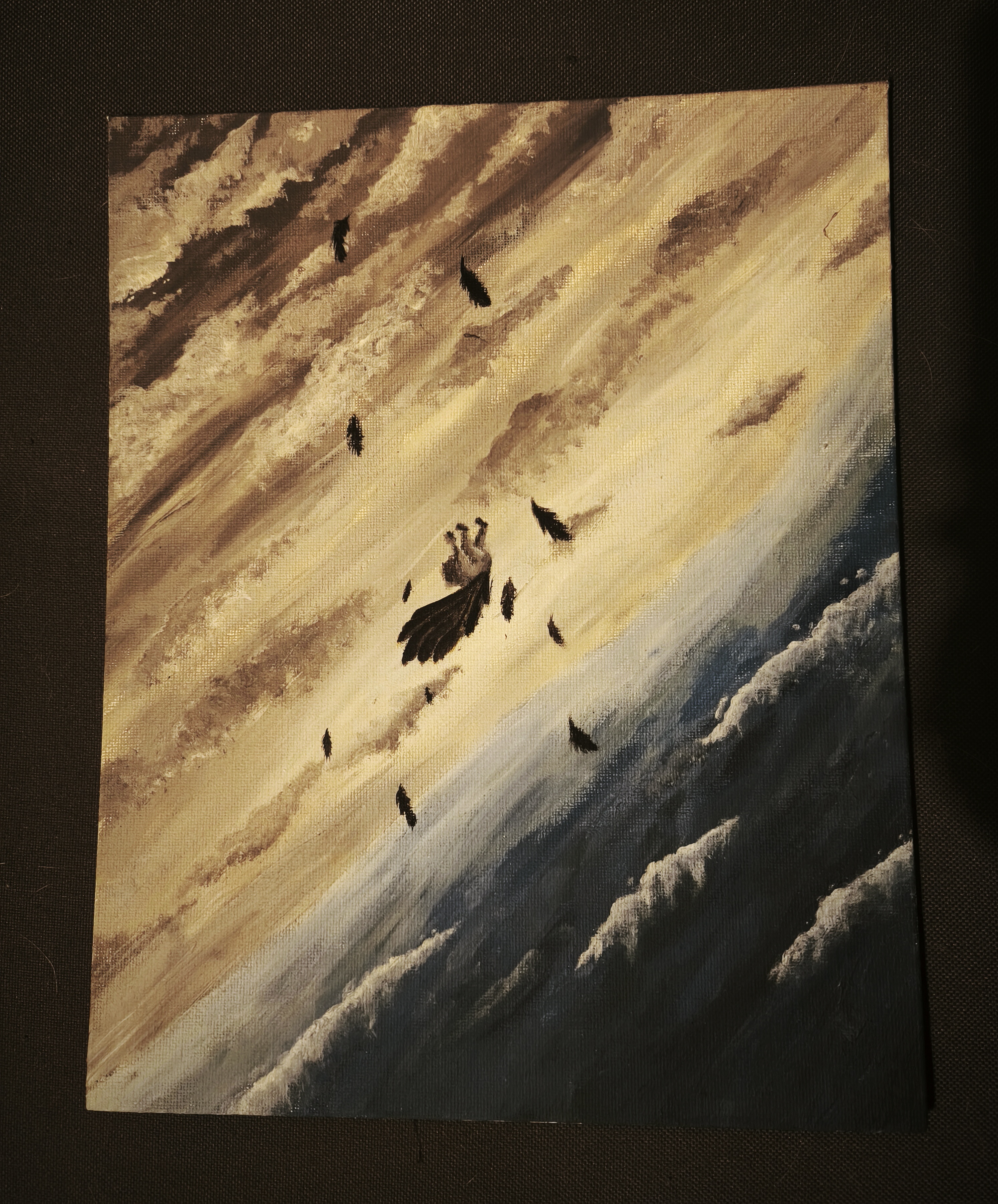 Upadek - Farby akrylowe od Viktor - ArtBoard