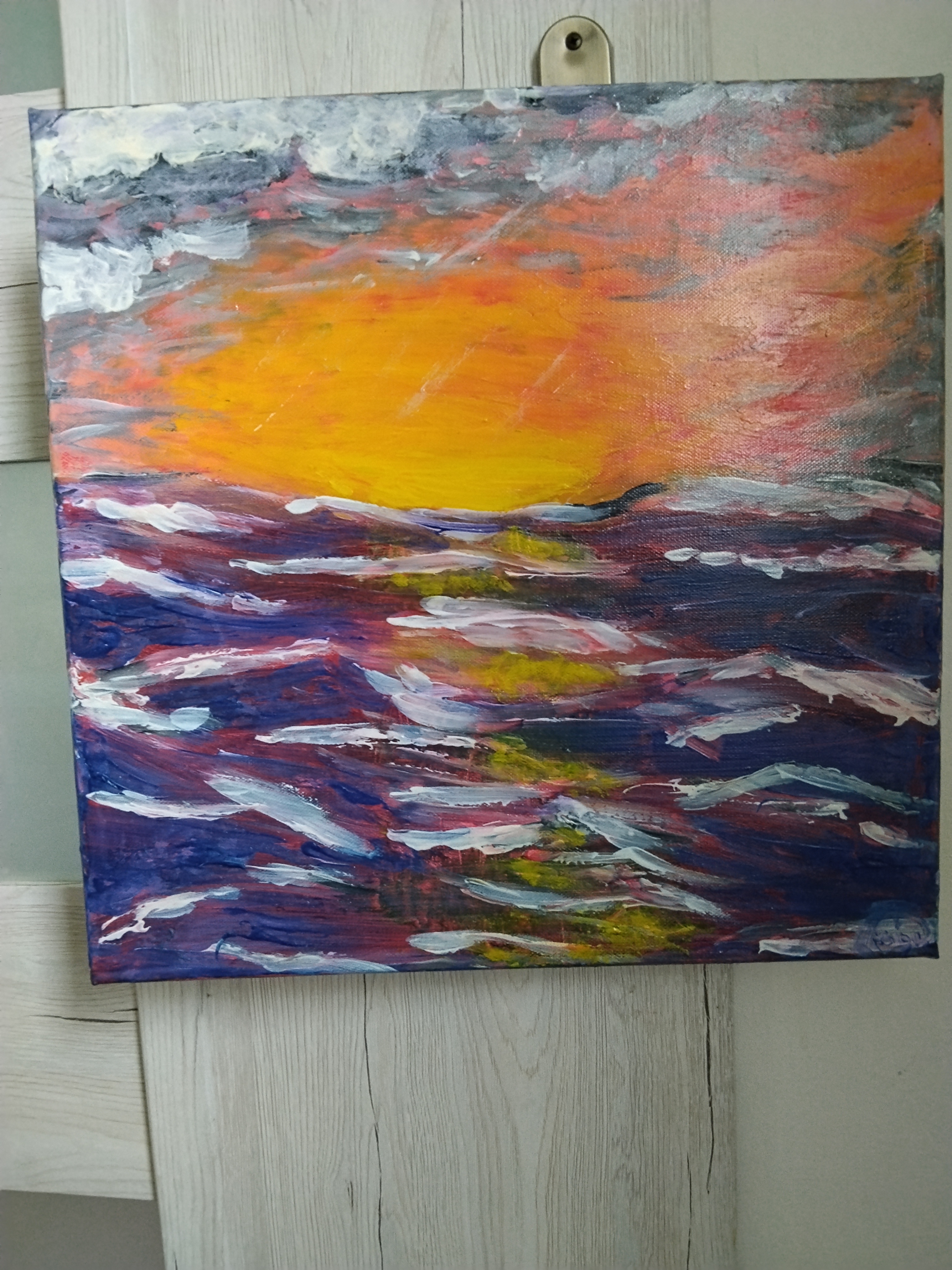 Nadmorskie słońce - Farby akrylowe od Angel - ArtBoard