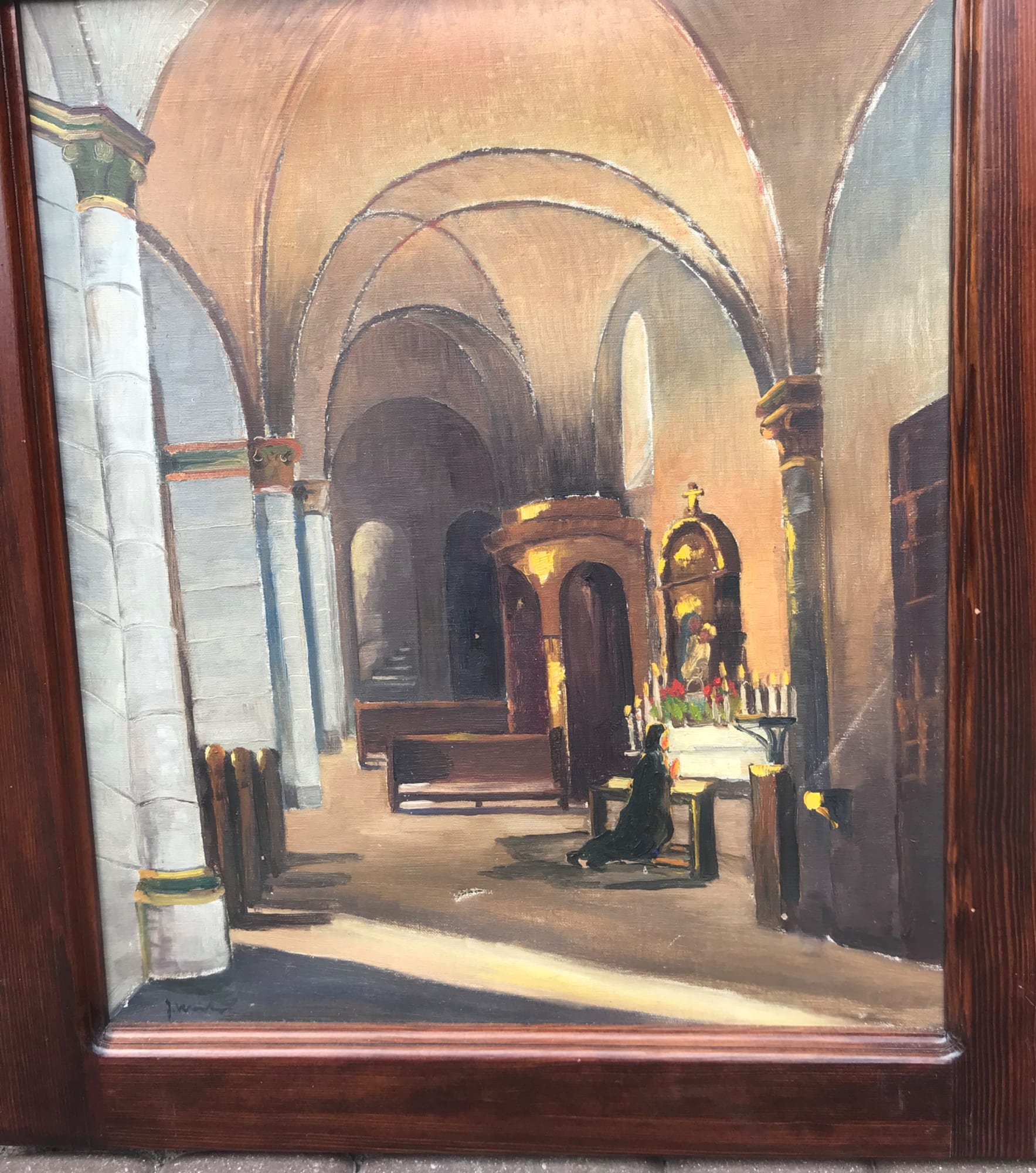 Zakonnica modląca sie  - oil od Aleksandra 29 - ArtBoard