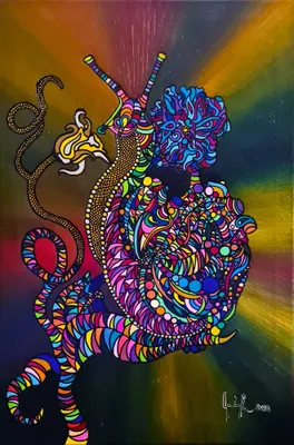 ŚLIMAK (The Snail) - mixed_media od Robert Mentel - ArtBoard