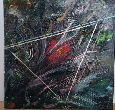 Puls pod powierzchnią - acrylic od Agnieszka Kwiecień-Jasina - ArtBoard