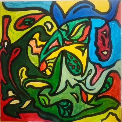 Kompozycja 3/2025 - acrylic od Jacek Zasowski - ArtBoard