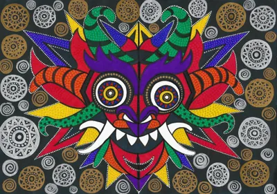 DIABLADA (Diablada) - mixed_media od Robert Mentel - ArtBoard