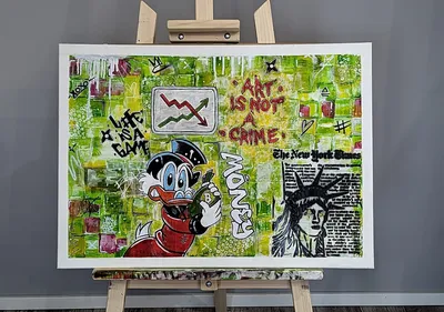 Sknerus  McKwacz Pop Art - acrylic od Kamil - ArtBoard