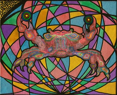 KRAB (The Crab) - mixed_media od Robert Mentel - ArtBoard