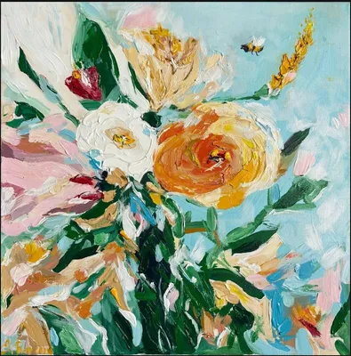 Letni ogród - oil od Elizabeth P - ArtBoard