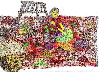 TARG (The Market) - mixed_media od Robert Mentel - ArtBoard