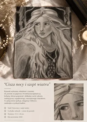 Cisza nocy i szept wiatru  - pencil od Tamara - ArtBoard