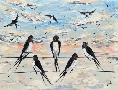 W stronę lata - acrylic od Sylwia Ciuchcińska - ArtBoard