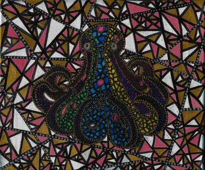 OŚMIORNICA (The Octopus) - mixed_media od Robert Mentel - ArtBoard