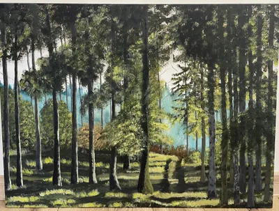 Oddech lasu  - acrylic od Sylwia89 - ArtBoard