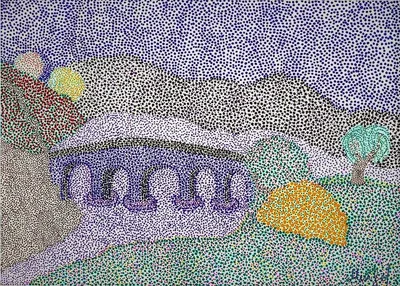 MOJE PIERWSZE KROPKI (My First Dots) - mixed_media od Robert Mentel - ArtBoard