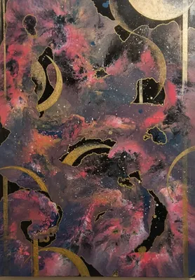 Nebula - acrylic od Agnieszka Kwiecień-Jasina - ArtBoard