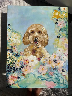 Psie Ogrody 2 - oil od Elizabeth P - ArtBoard