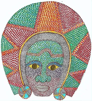 MASKA IV (The Mask IV) - mixed_media od Robert Mentel - ArtBoard