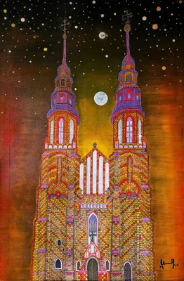 KATEDRA OPOLSKA (Opole Cathedral) - mixed_media od Robert Mentel - ArtBoard
