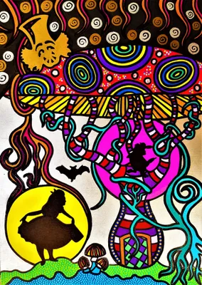ALICJA (Alice) - mixed_media od Robert Mentel - ArtBoard