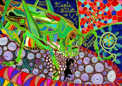 KOMPULSYWNE ODŻYWIANIE (ZAPIS GABINETOWY NR 1) - mixed_media od Robert Mentel - ArtBoard