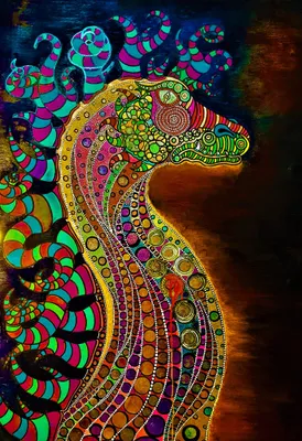 SMOK (The Dragon) - mixed_media od Robert Mentel - ArtBoard