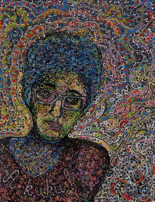 A KUKU! (Peek-a-boo!) - mixed_media od Robert Mentel - ArtBoard