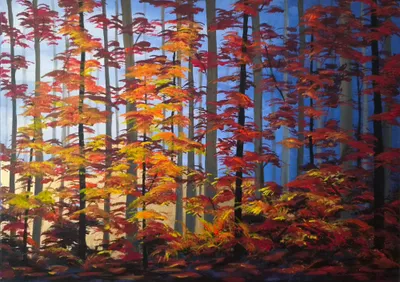 Blask jesieni - acrylic od Sylwia Ciuchcińska - ArtBoard