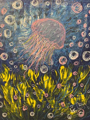 Meduza - acrylic od Angela23art - ArtBoard