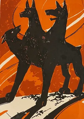 Cerber  - serigraph od Anastazja Zalewska - ArtBoard