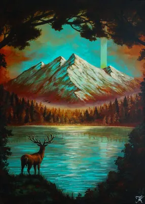 Droga do światła - acrylic od Jakub Karaś - ArtBoard