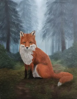 Pomiędzy mgłą a ciszą - oil od nawka art - ArtBoard